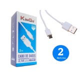 CABO DE DADOS USB 2 METROS V8 KINGO