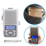 BALANÇA DIGITAL DE BOLSO BM-A07 CINZA ESPACIAL