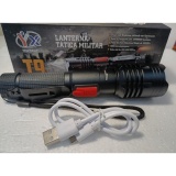 LANTERNA LED XML T9 PRETO CQN-T9
