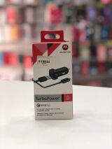 CARREGADOR VEICULAR COM CABO V8 TURBO MOTOROLA PRETO