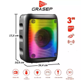 CAIXA DE SOM BLUETOOTH D3139