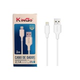 CABO DE DADOS USB 2 METROS IPHONE KINGO