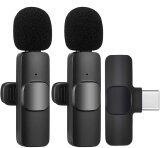 MICROFONE DE LAPELA PARA TIPO C MC813 PRETO