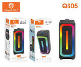 CAIXA DE SOM BLUETOOTH QS05 COM LED RGB