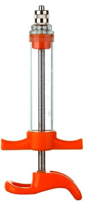 SERINGA PARA FLUXO LARANJA