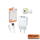 CARREGADOR COM CABO USB V8 4.1A Y18-1